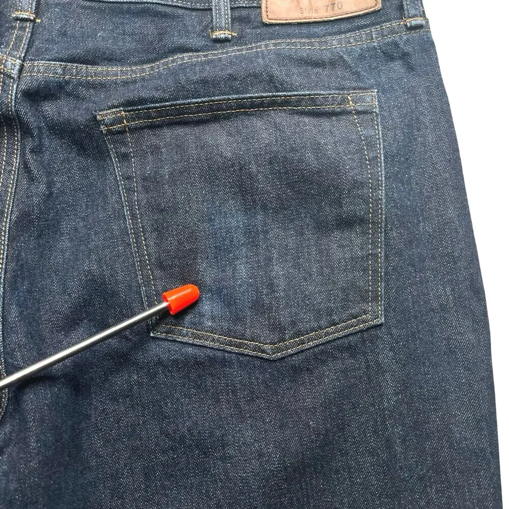 J. Crew | Men | 770 Slim Straight Indigo Japanaese Kaihara Denim Jeans | 38x32